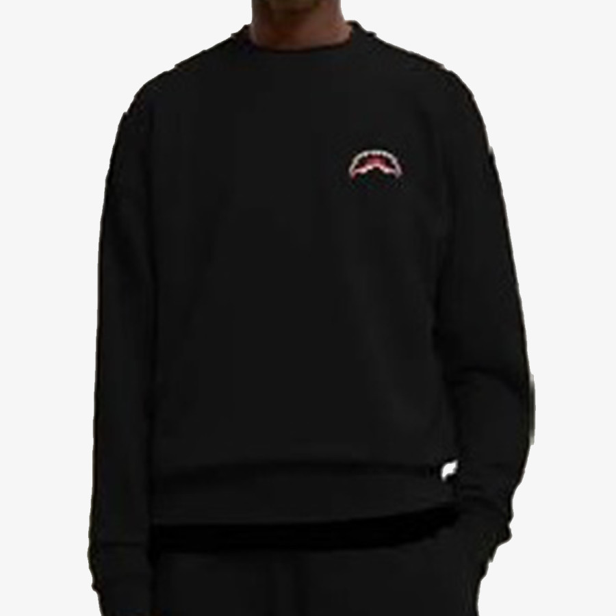 SPRAYGROUND Hanorace BLOCK PARTY CREWNECK BLK 