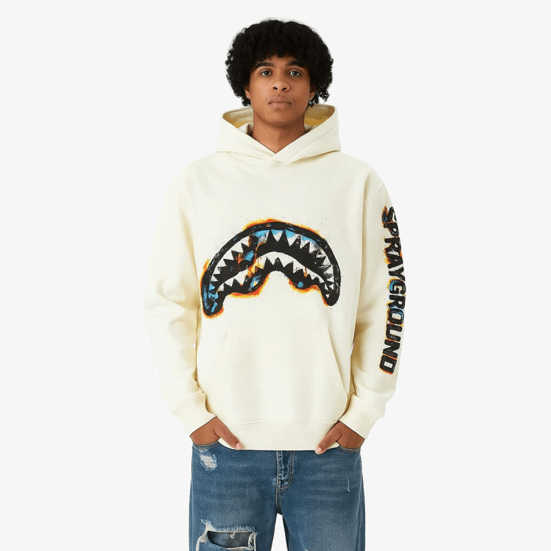 SPRAYGROUND Hanorace OXIDIZED SHARK HOODIE IVO 