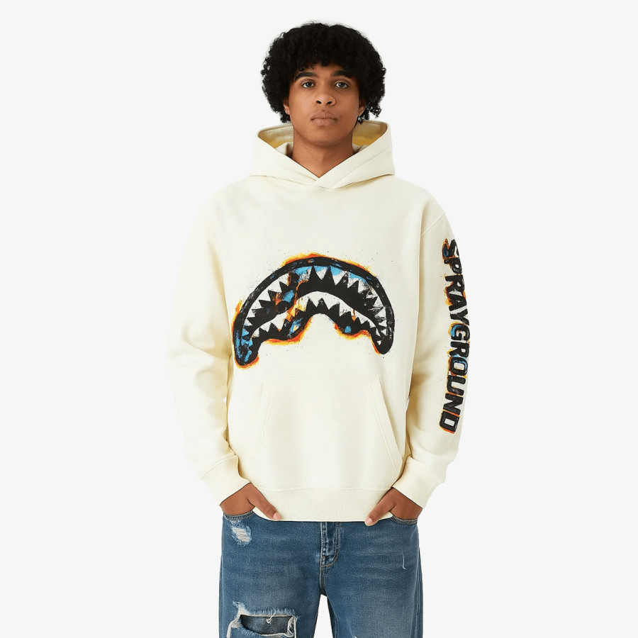 SPRAYGROUND Hanorace OXIDIZED SHARK HOODIE IVO 