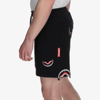 SPRAYGROUND Pantaloni scurti SHARK PATCHES SHORTS BLK 
