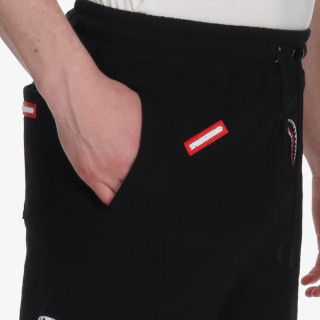 SPRAYGROUND Pantaloni scurti SHARK PATCHES SHORTS BLK 