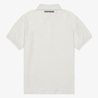 SPRAYGROUND Tricouri SG JAQUARD POLO SHIRT WHT 