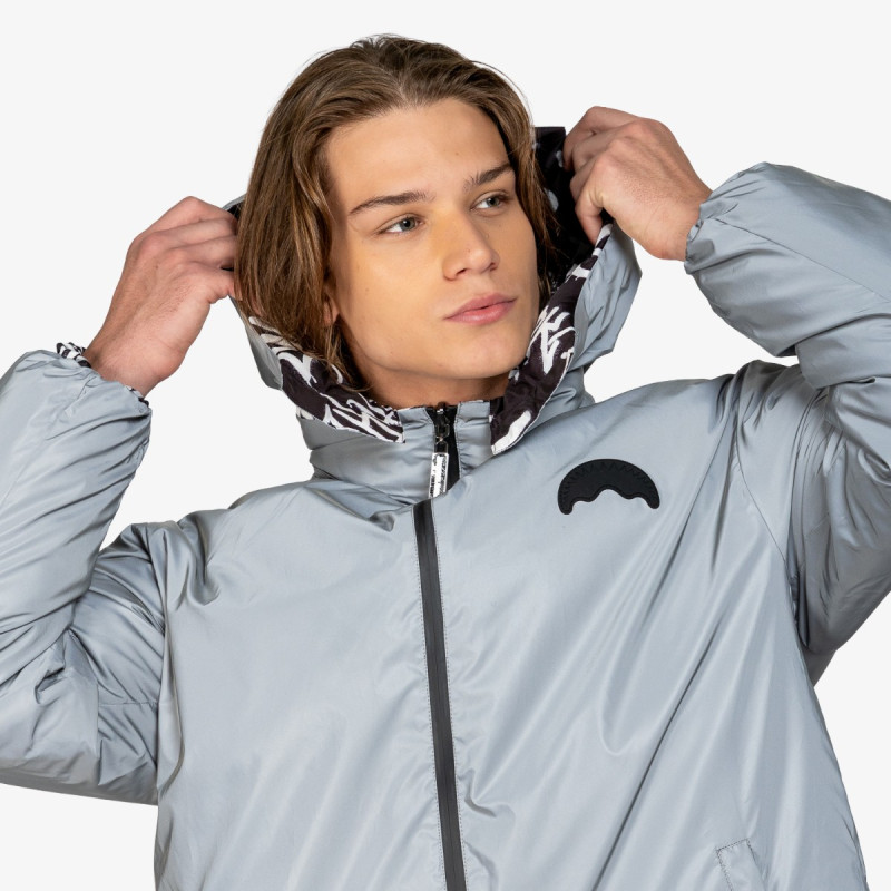 SPRAYGROUND Jachete GRAFFITI REFLECTIVE DOUBLE PADDED JACKET 