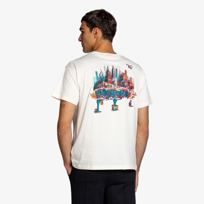 SPRAYGROUND Tricouri CITY SKYLINE NEW REGULAR T-SHIRT IVO 