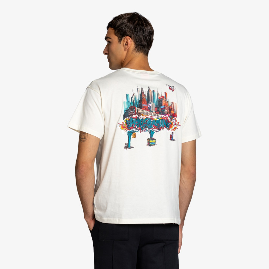 SPRAYGROUND Tricouri CITY SKYLINE NEW REGULAR T-SHIRT IVO 