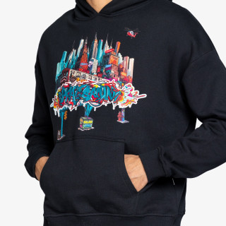 SPRAYGROUND Hanorace CITY SKYLINE COMFY HOODIE BLK 