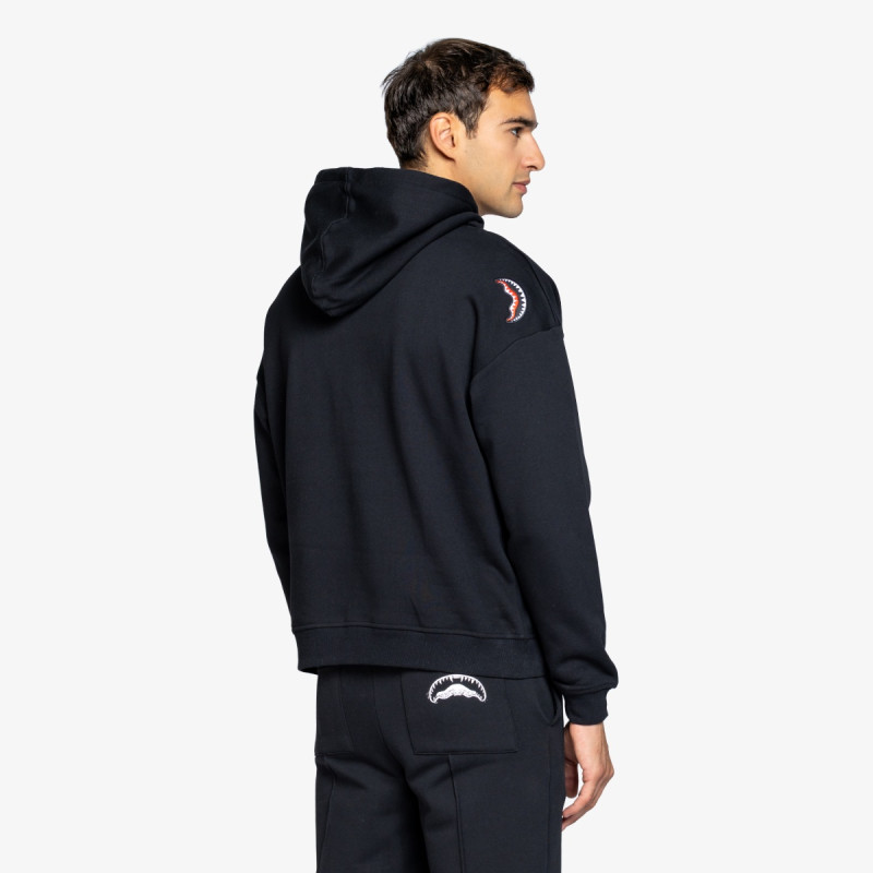 SPRAYGROUND Hanorace CITY SKYLINE COMFY HOODIE BLK 