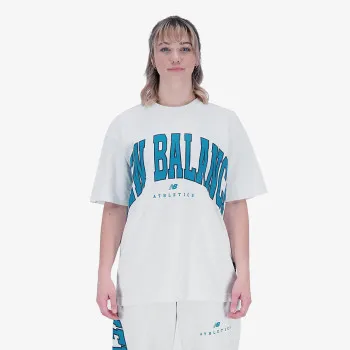 NEW BALANCE Tricouri Uni-ssentials Warped Classics Cotton Jersey 