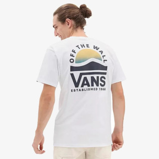VANS Tricouri SIDESET-B WHITE 