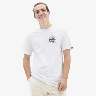 VANS Tricouri SIDESET-B WHITE 