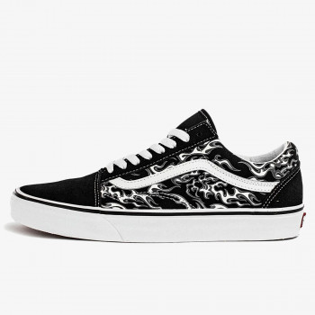 VANS Pantofi Sport VANS Pantofi Sport Old Skool FLAMES BLACK/TRUE WHITE 