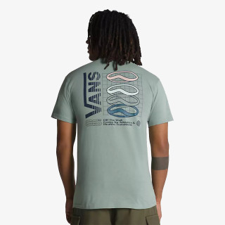 VANS Tricouri MICRO TRAILS SS TEE II CHINOIS G 
