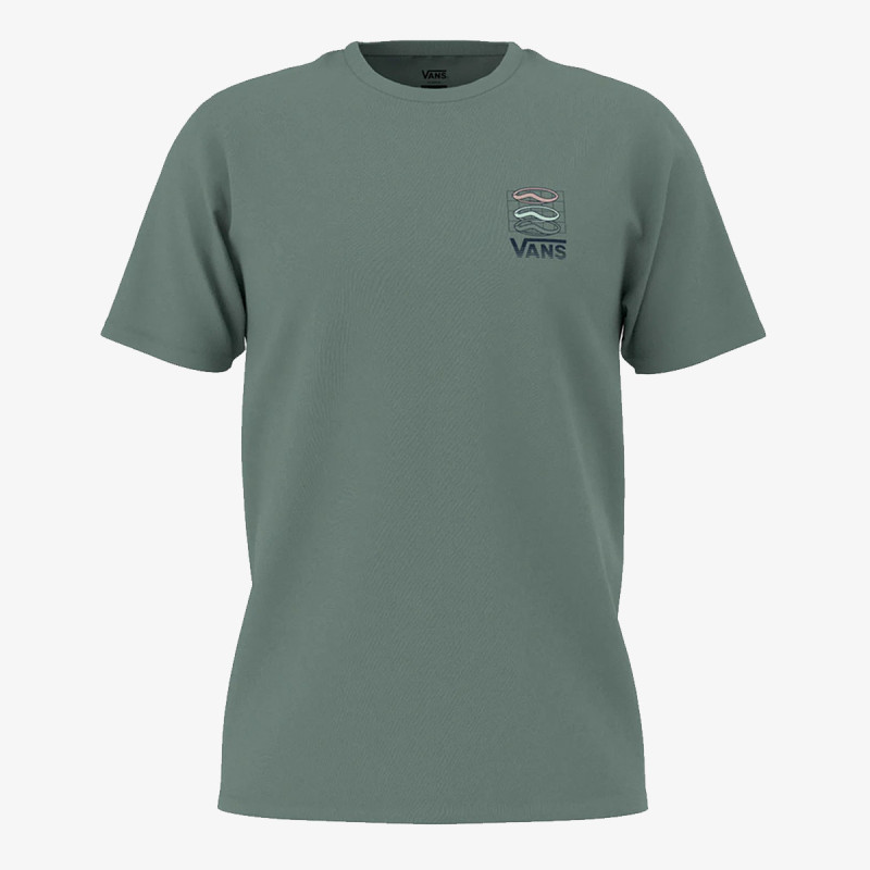 VANS Tricouri MICRO TRAILS SS TEE II CHINOIS G 