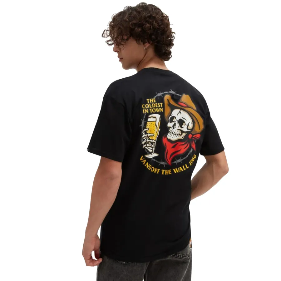 VANS Tricouri COLDEST IN TOWN SS TEE Black 