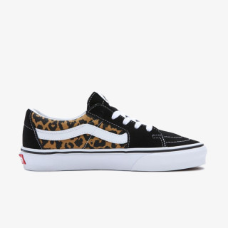 VANS Pantofi Sport SK8-Low LEOPARD BLACK/TRUE WHITE 