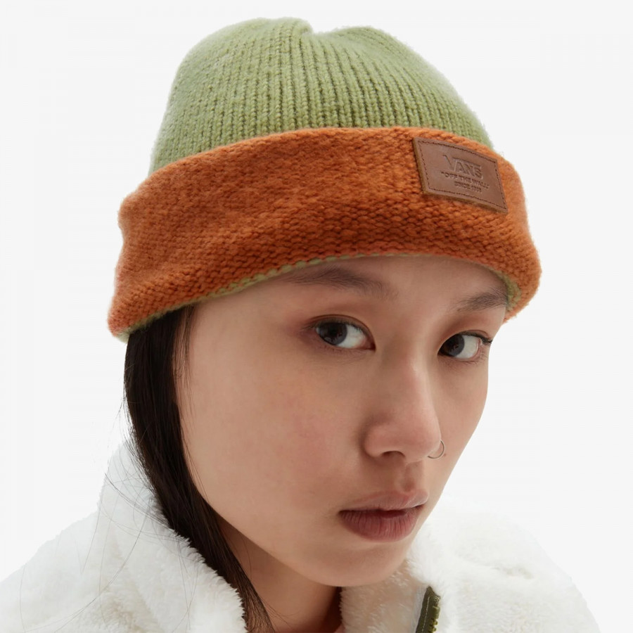 VANS PALARIE MONO KNIT BEANIE LODEN GREEN 