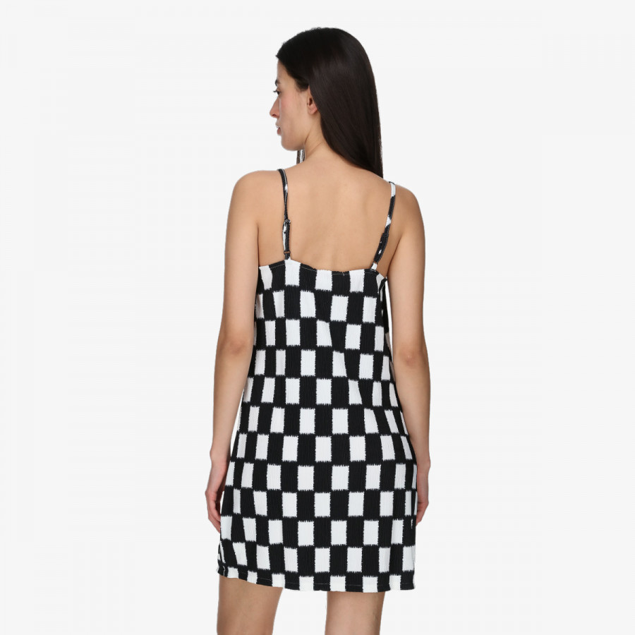 VANS ROCHII BENTON CHECKER CAMI DRESS 