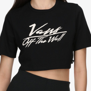 VANS Tricouri GO ANYWHERE CREW CROP I Black 