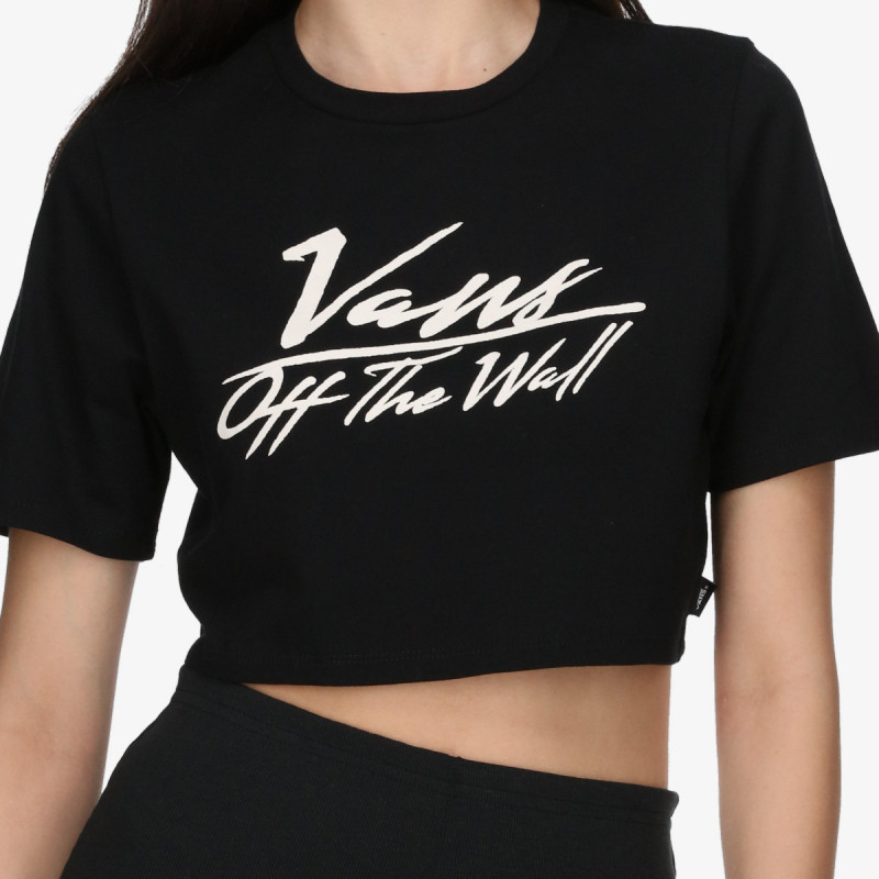 VANS Tricouri GO ANYWHERE CREW CROP I Black 
