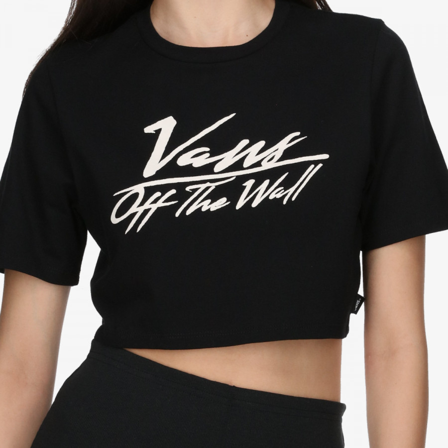VANS Tricouri GO ANYWHERE CREW CROP I Black 
