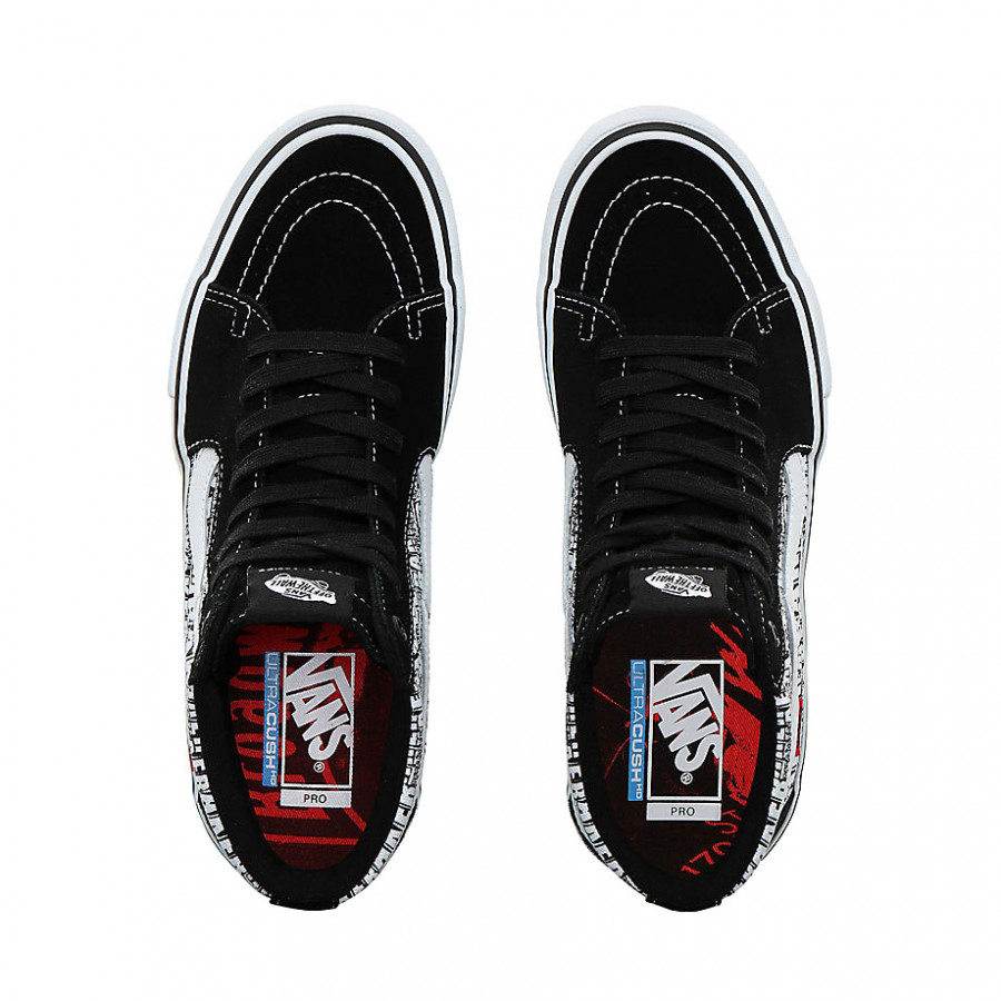 VANS Pantofi Sport MN SK8-HI PRO (BAKER) BLACK 