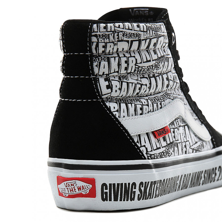 VANS Pantofi Sport MN SK8-HI PRO (BAKER) BLACK 