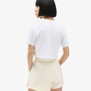 VANS Tricou echipe WM FLYING V CROP CRE FLYV WHITE 