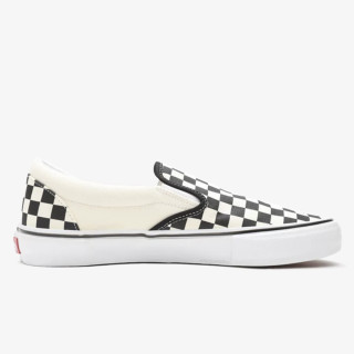 VANS Pantofi Sport MN SKATE SLIP-ON (CHECKERBOARD) BLACK/OF 