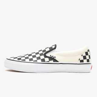 VANS Pantofi Sport MN SKATE SLIP-ON (CHECKERBOARD) BLACK/OF 