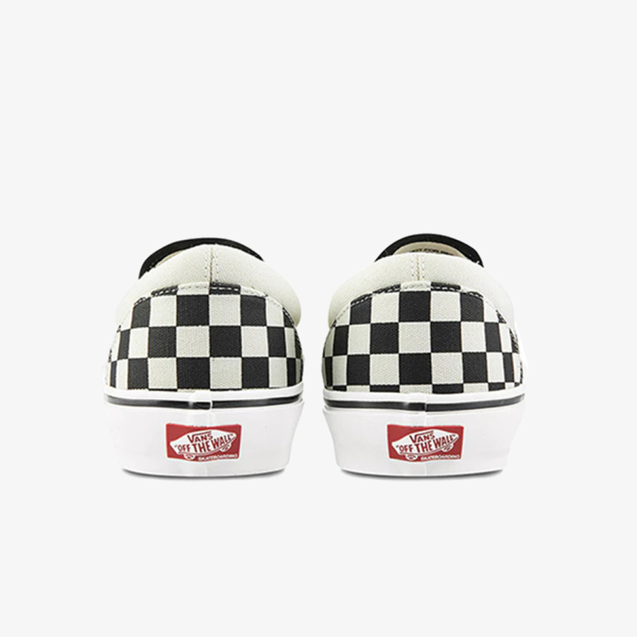 VANS Pantofi Sport MN SKATE SLIP-ON (CHECKERBOARD) BLACK/OF 