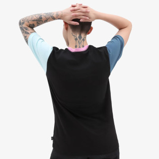 VANS Tricouri LEFT CHEST COLORBLOCK E BLACK 