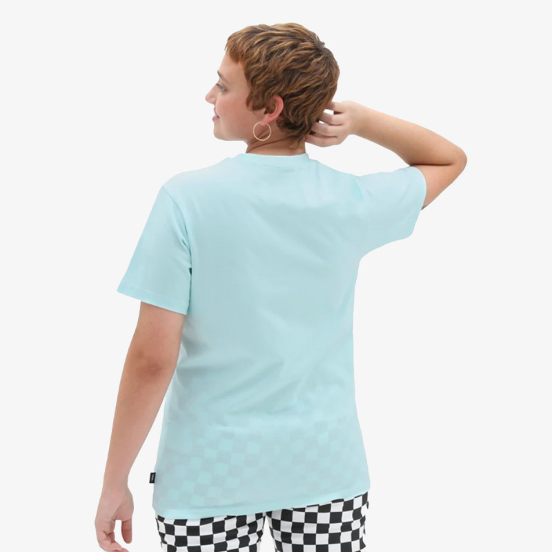 VANS Tricouri LEFT CHEST LOGO TEE EM BLUE GLOW 
