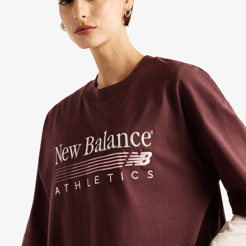 NEW BALANCE Tricouri Trackside Oversized T-Shirt 