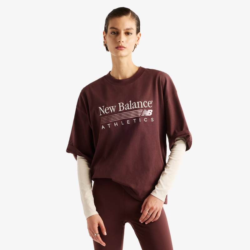 NEW BALANCE Tricouri Trackside Oversized T-Shirt 