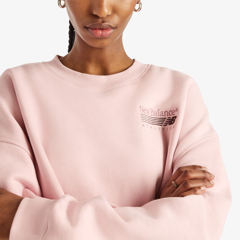 NEW BALANCE Hanorace Trackside Fleece Crew 