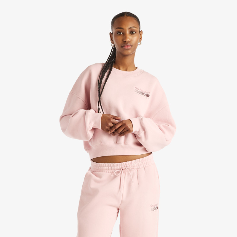 NEW BALANCE Hanorace Trackside Fleece Crew 